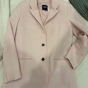 Zara Women's Blush Pink Blazer